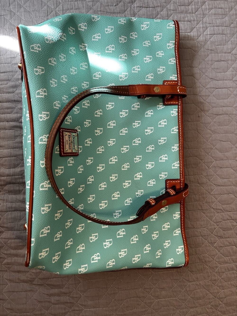 *DOONEY & BOURKE*Sea Foam*Gretta Small Leisure Shopper & Wristlet*18049N S10